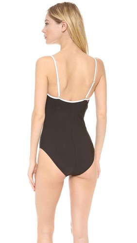 Red Carter I Dream of Ginie One Piece Swimsuit Size L Black (K) - Picture 2 of 4
