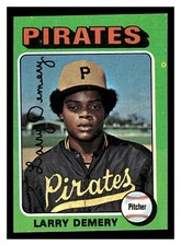 1975 TOPPS MINI BASEBALL LARRY DEMERY #433 ROOKIE CARD PIRATES HIGH GRADE. rookie card picture