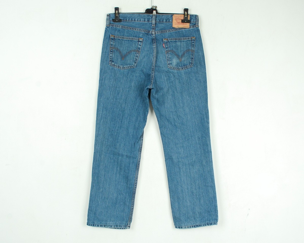 LEVI'S STRAUSS Vtg Mens 630 Straight Jeans W34 L30 Blue Zip LEVI'S STRAUSS Vtg Mens 630 Straight Jeans W34 L30 Blue Zip
