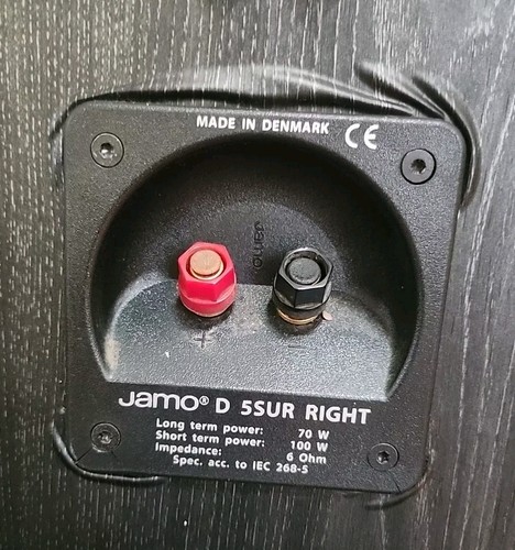 Jamo D 5 SUR HI-FI Pair Speakers Left Right Working Tested. - Picture 5 of 21