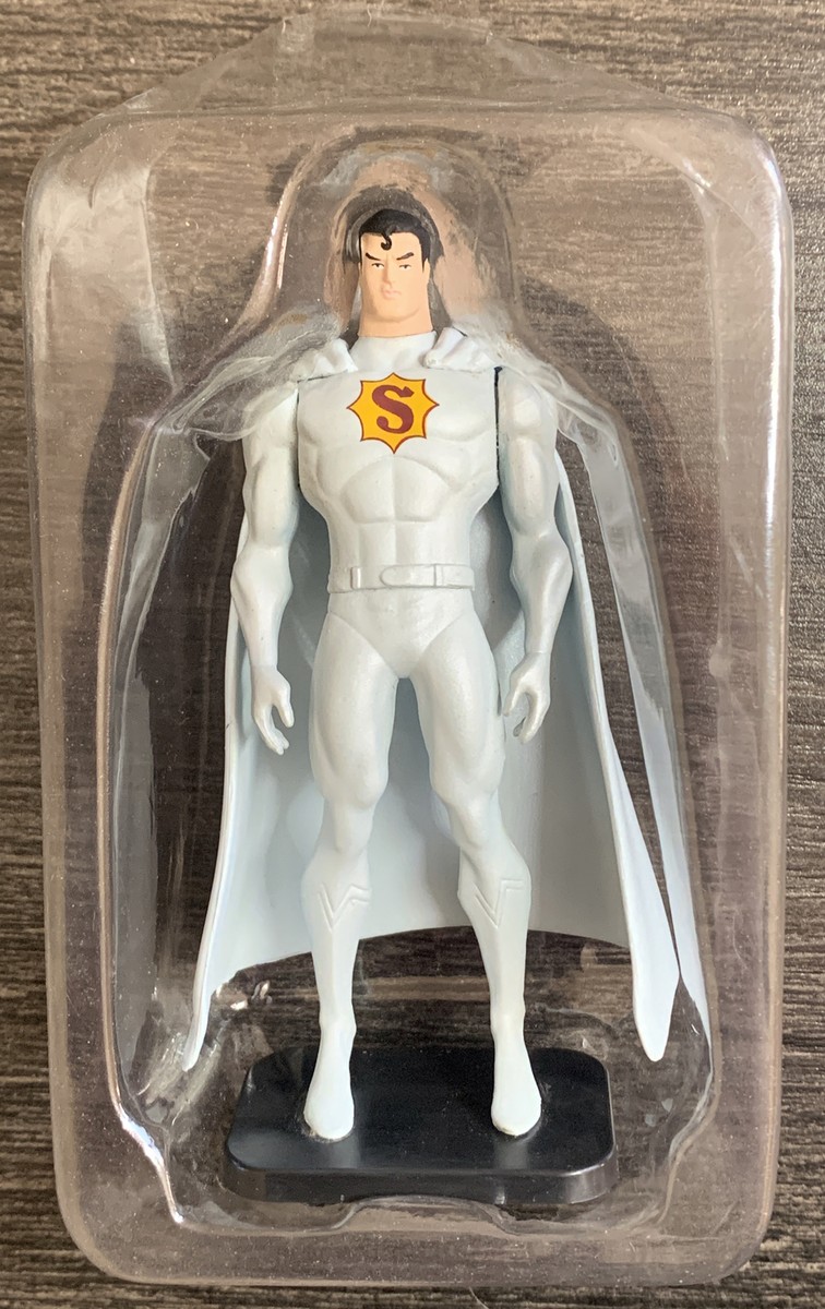 DC UNIVERSE ANIMATED ALL STAR SUPERMAN BEST BUY WHITE SOLAR