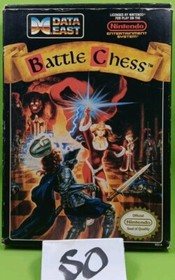 Battle Chess (NES,  1990)  BOX ,MANUALS, INSERT STYROFOAM & SLEEVE 