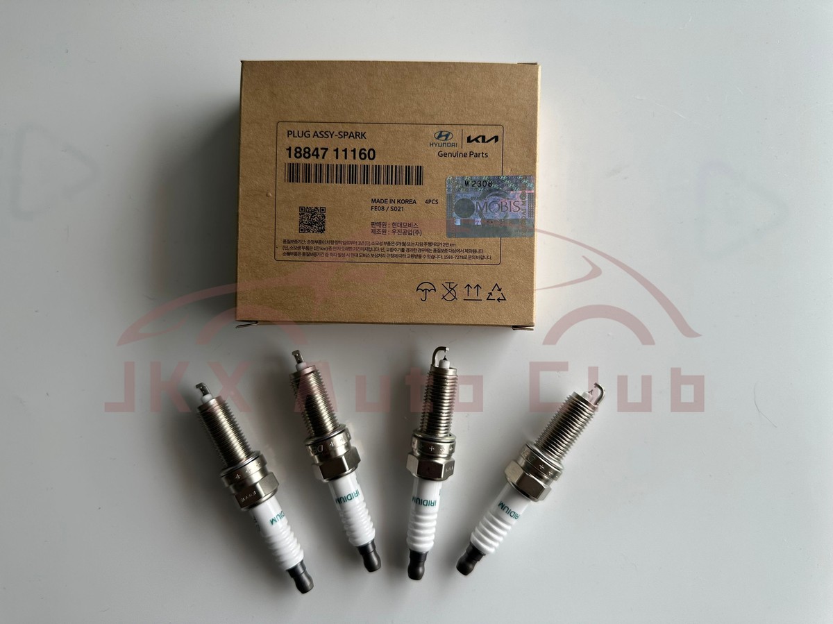 Set 4PCS SPARK PLUG OEM 1884711160 for 11-16 Sonata Tucson Optima 
