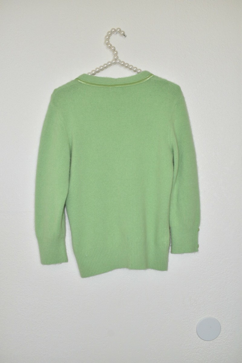 Cardigan Vert Lime United Colors Of Benetton - Taille S, En Très Bon état Occasion