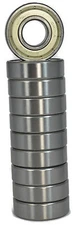 (Qty. 10) 1602-ZZ C3 Shielded Premium Ball Bearing, 1/4"x11/16"x1/4" 