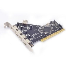 PCI to 4 Ports External  1 Port Internal USB 2.0 Expansion Card Chipset for NEC