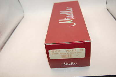 NIB Mirella Advanced Ballet Pointe Shoe Pink MS101A 6.5 1X X Not Returnable