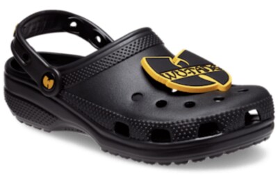 Lot De 5 Breloques Crocs Wu-Tang Clan - Jibbitz Jaune Et Noir - Brillent Dans Le Noir