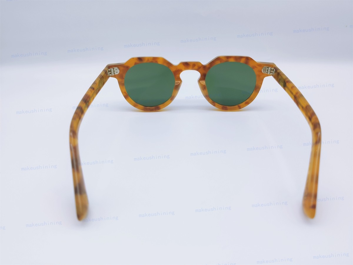 LESCA Lunetier Color 42 Eyeglasses Frame 47-25-145Green Lenses