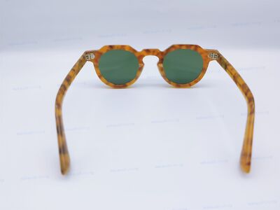 LESCA Lunetier Color 42 Eyeglasses Frame 47-25-145Green Lenses