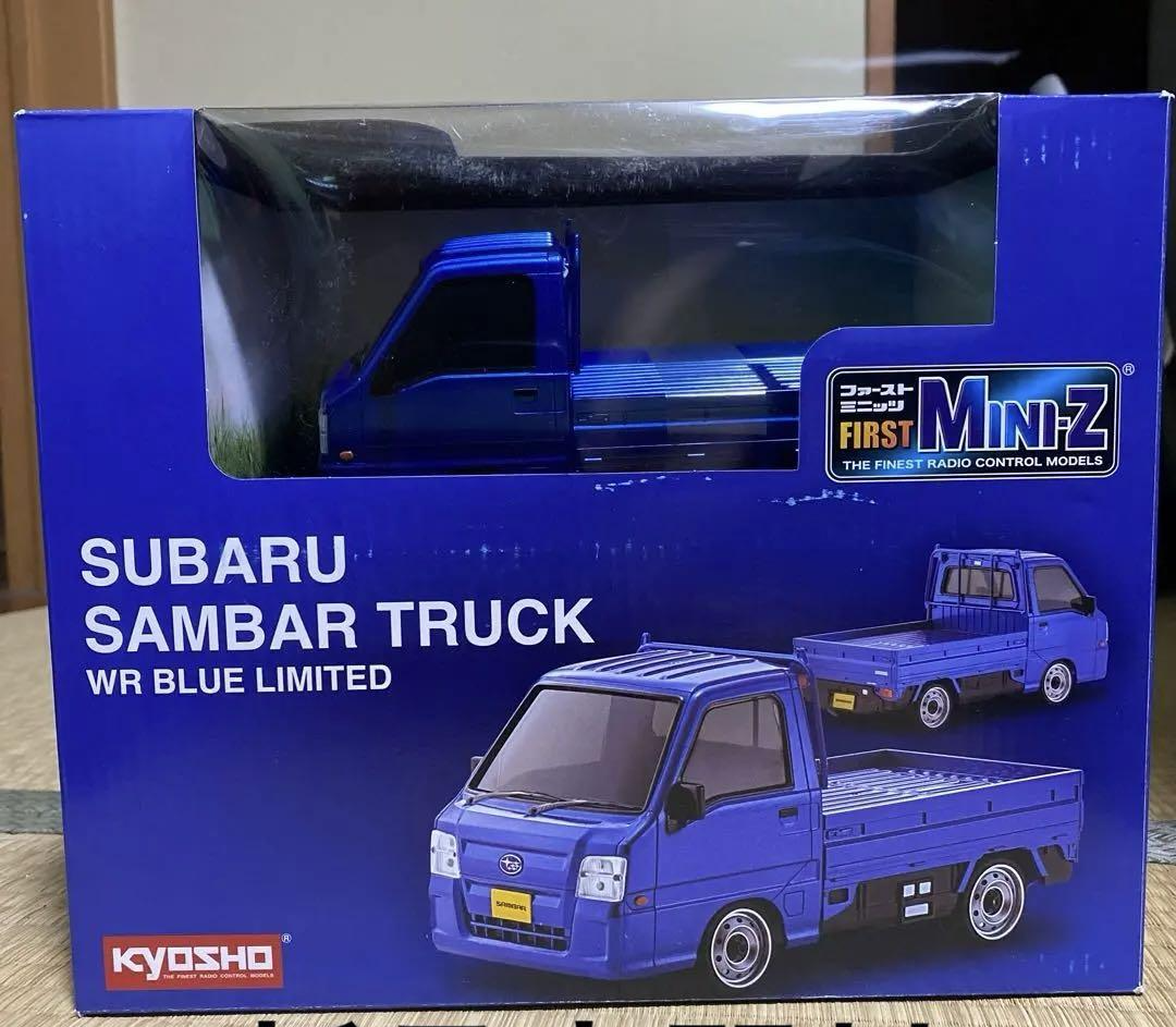 ホビーラジコン KYOSHO SUBARU SAMBAR TRUCK Kyosho First Mini-Z SUBARU Sambar Truck WR Blue Limited [Unopend