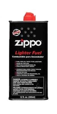 Zippo 12FC Premium Windproof Lighters Fluid Multi-Purpose Fuel 12Oz Bottle 1Pck