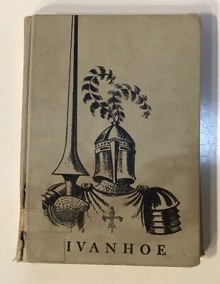Sir Walter Scott Ivanhoe 1961 Hc Ex-Lib Worn Condition
