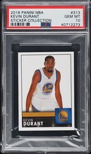 2016 Panini NBA Sticker Collection  Kevin Durant  PSA 10  Oklahoma City Thunder