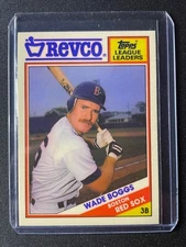 1988 Topps Revco League Leaders Wade Boggs #16 Red Sox!!!