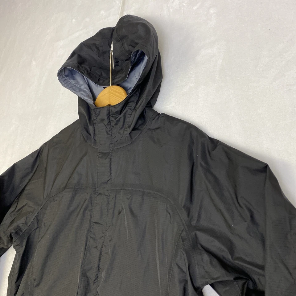 Chaqueta de lluvia Nike ACG Fit Storm para mujer mediana negra con logotipo de nailon con capucha cremallera completa Foto 3 de 4