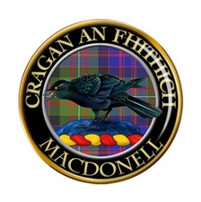 Macdonell of Glengarry Scottish Clan Pin Badge