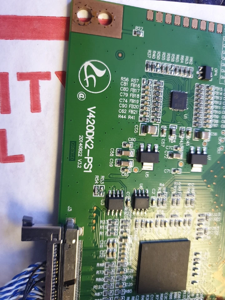 KIT COMPLETO REPUESTOS REPARACIÓN PRINCIPAL RCA LED50B45RQ 50GE01M3393LNA35-B2/M2 Foto 3 de 4