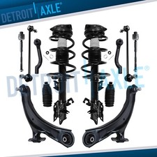 FWD Front Strut Control Arm Tie Rod Suspention Kit for 2008 - 2012 Nissan Rogue