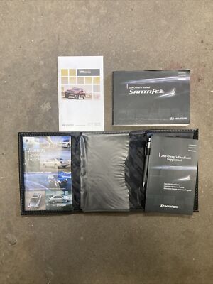 2009 HYUNDAI SANTA FE OWNERS MANUAL OPERATORS USER GUIDE BOOK