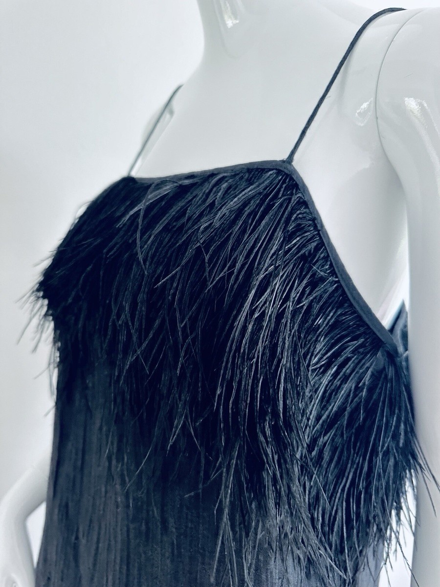 aje black feather dress Elva Raffia Knit Midi Dress | Black main image 1