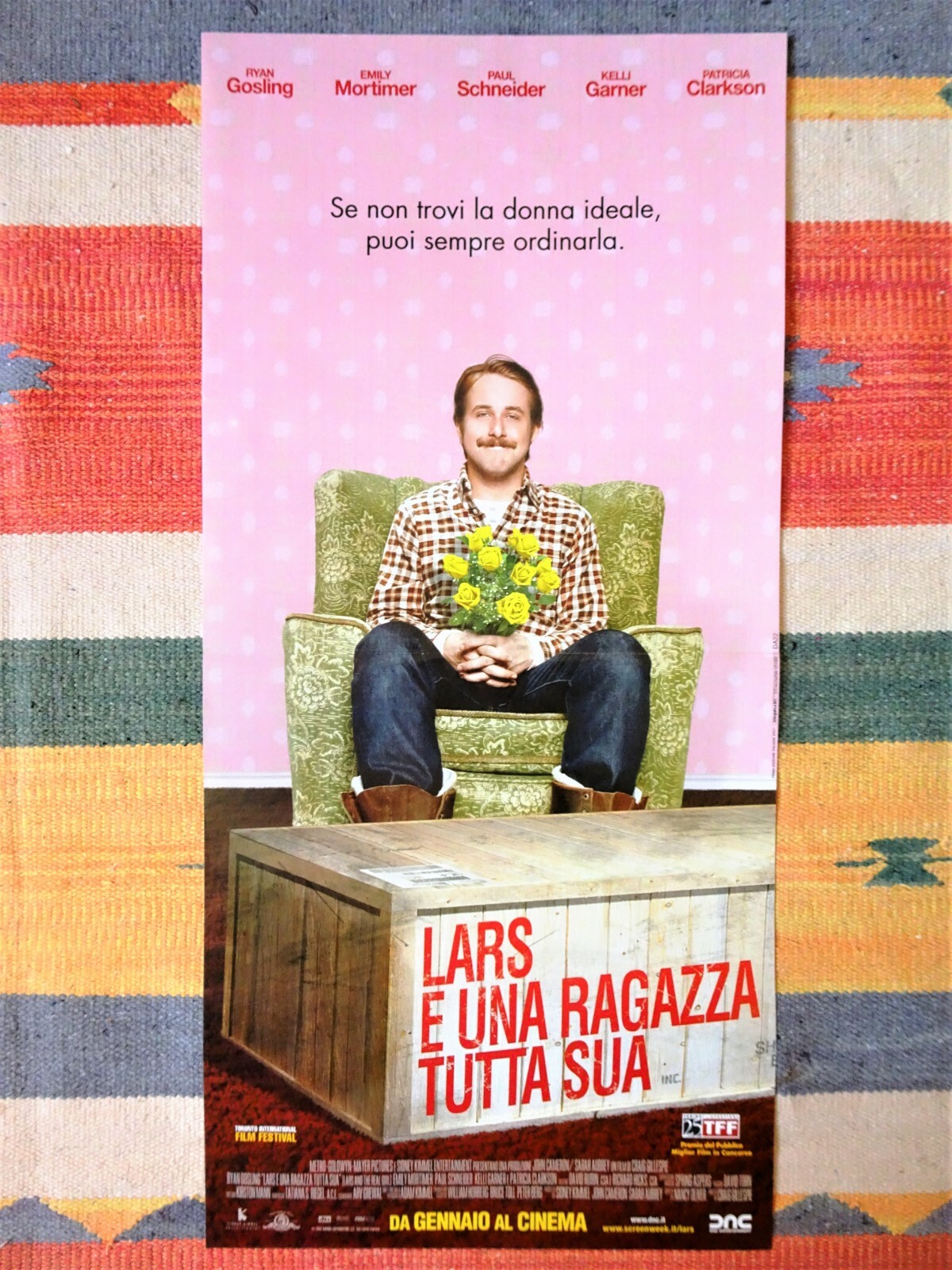 Locandina originale film Lars e una ragazza tutta sua (2008) - Regia di Craig Gillespie