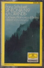 FRANZ SCHUBERT-SINFONIA N.9-LA GRANDE-HERBERT VON KARAJAN-MUSICASSETTA SIGILLATA