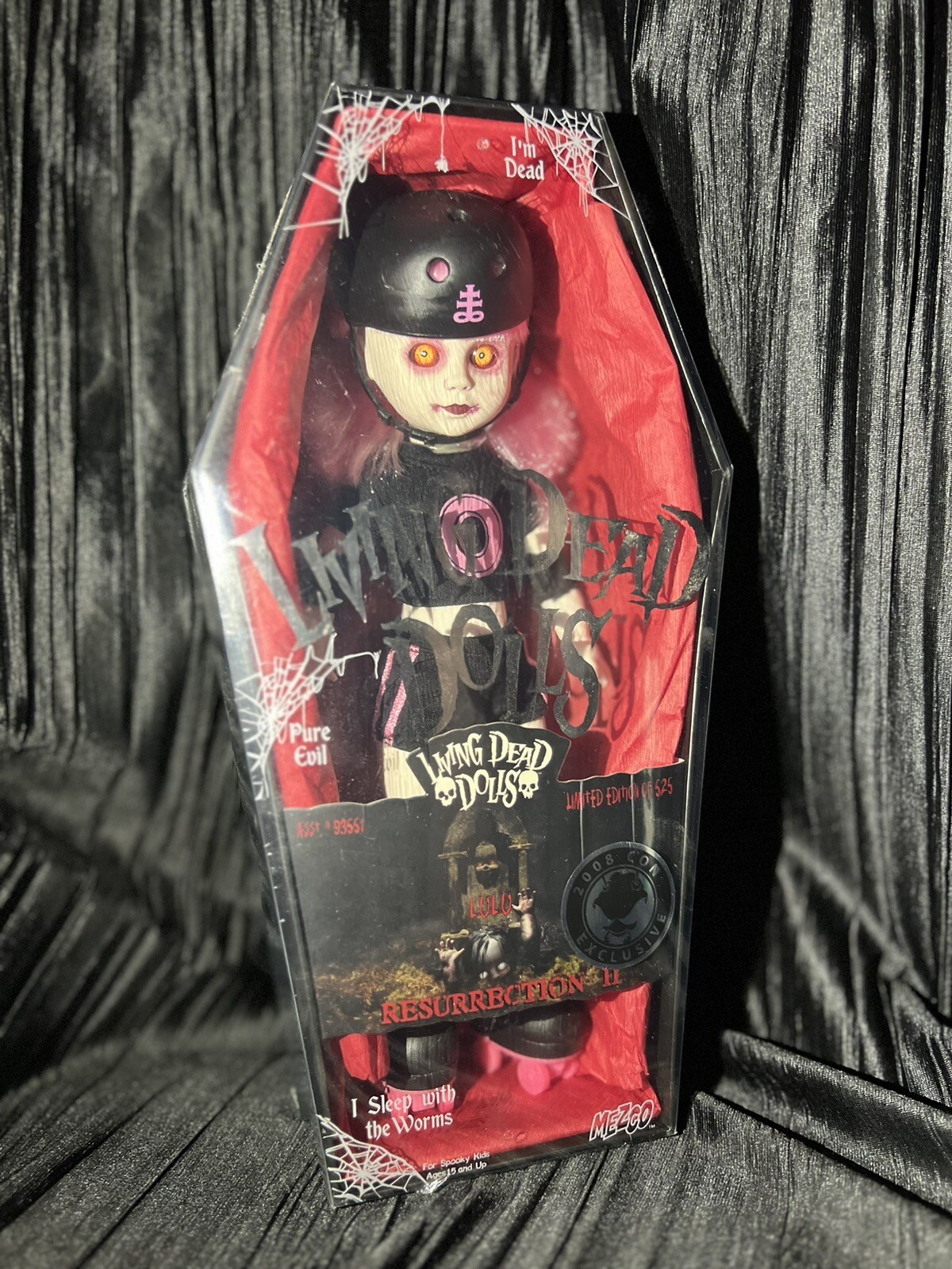 Living Dead Dolls Resurrection Lulu Res Series 2 Roller Skates LDD Doll New