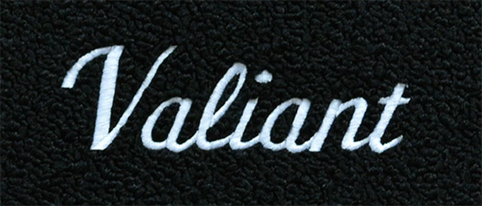 Alfombrillas de 4 piezas ACC 1963-1973 Plymouth Valiant Custom Valiant Word Logo Foto 2 de 4