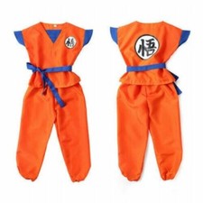 Kids Anime Dragon Ball Z Son GoKu Cosplay Costume Party Outfit Book Week Fancy