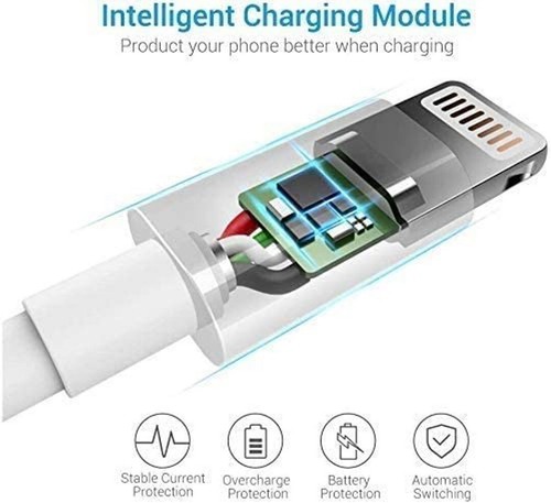 **NOT APPLE** USB to 8-Pin/Lightening Cable 3' for iPhone/iPad 5 Pieces - NEW! - Photo 3 sur 5