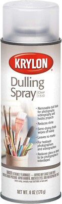 Krylon 1310 Clear Dulling Spray Paint, Dull Finish, Reduces Shine - 6 oz