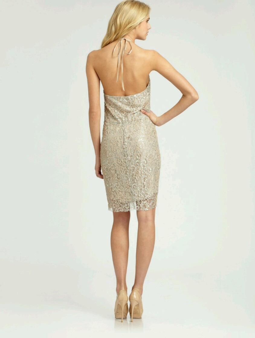 Haute Hippie Women's Lace Halter Dress Silk Size Medium 8-10 NWT $695.00 |  eBay