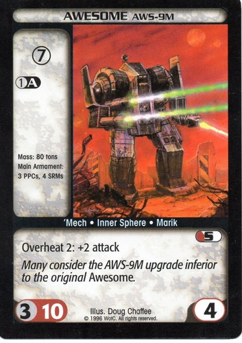 Tarjetas coleccionables individuales de Battletech Limited - Imagen 73 de 201