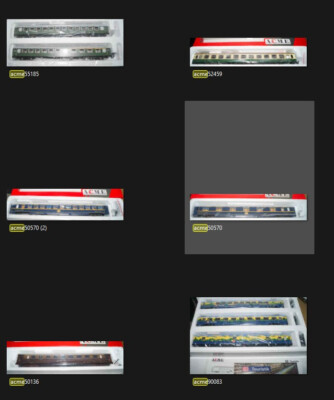Verschiedene ACME Reisezug / Schlaf / Liegewagen (DB, CIWL, SNCF, FS) 1:87 / H0