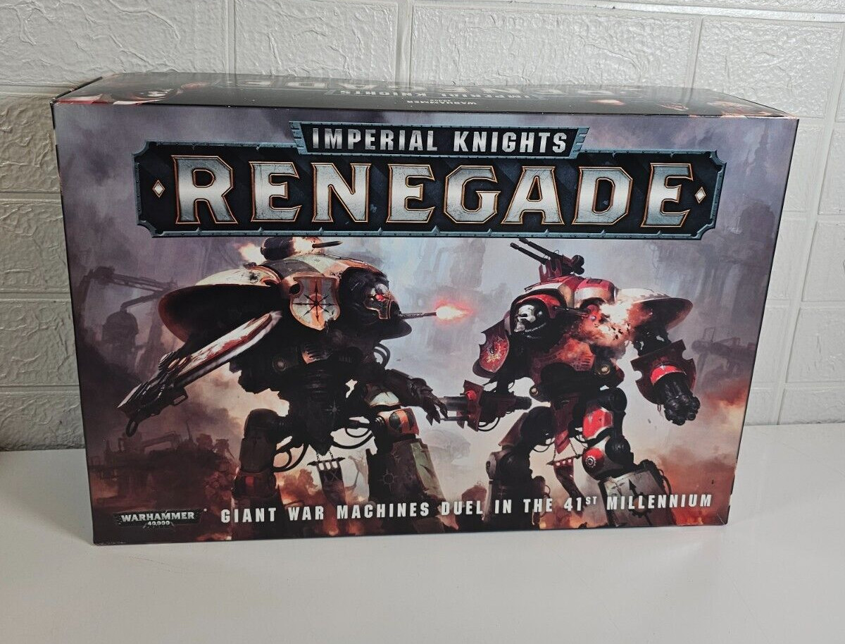 Imperial Knights Renegade Box Set - Warhammer 40k - New & Sealed! RARE