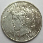 1923 Silver Peace Dollar -UNC- (#918h)