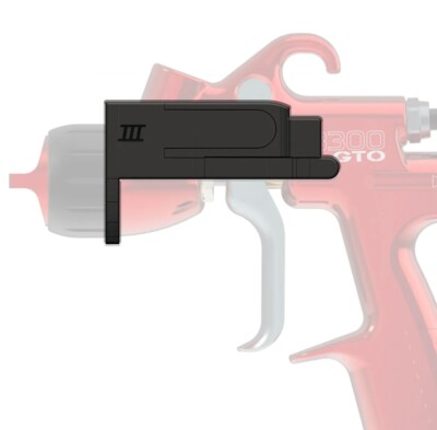 Luma III Snap-2 Halter für Devilbiss TEKNA (Pressure Feed)