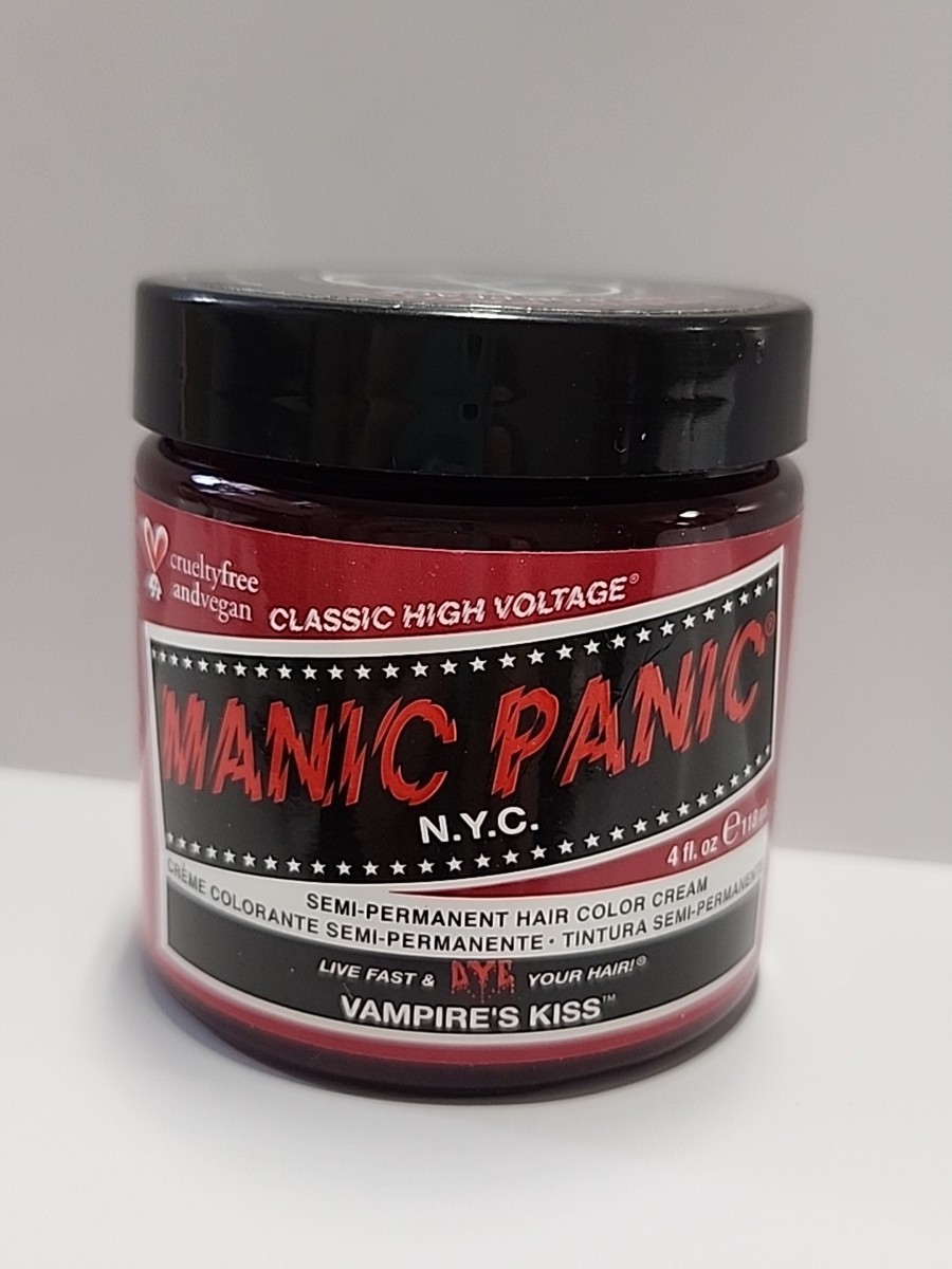 MANIC PANIC Vampire's Kiss Hair Dye 4 oz Semi Permanent Hair Color