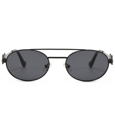 Miu Mi 85003 Sunglasses Black Frame Gray Resin Lenses 53-21-133mm UV
