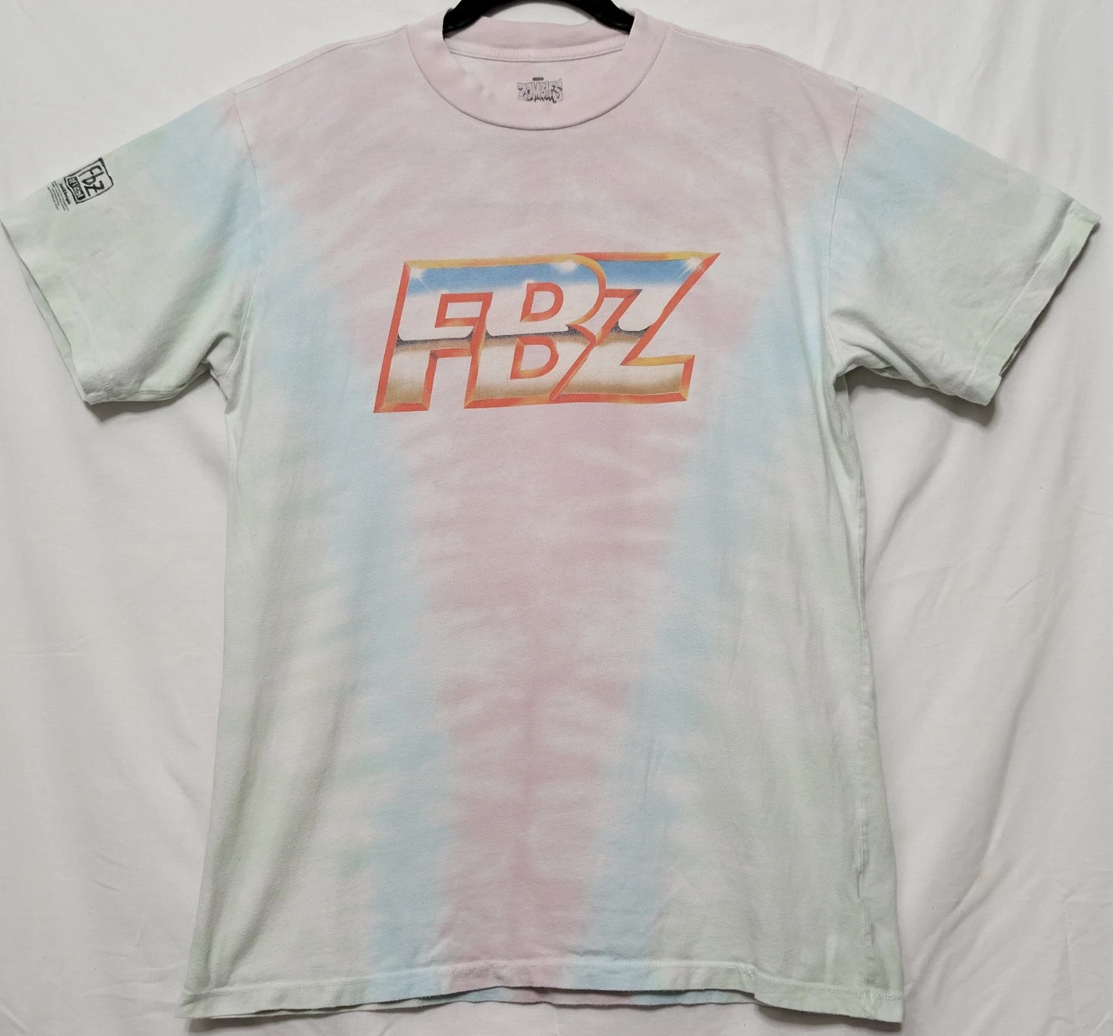 Flatbush Zombies Better Off Dead Medium Tie Dye Band Tee Shirt 21" W X 28" L