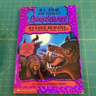Give Yourself Goosebumps #5: Night in Werewolf Woods - 1996 - FIRST PRINT