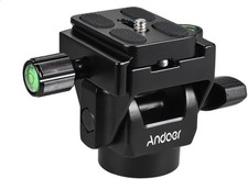 Andoer M-12 Monopod Tilt Head Panoramic Telephoto Bird Watching Black