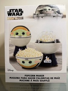 RARE Star Wars The Mandalorian Popcorn Maker Grogu Baby Yoda Child Appliance NIB