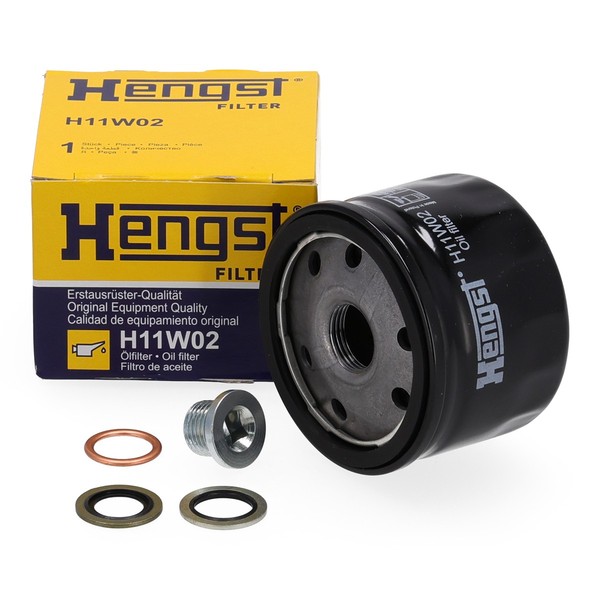 Hengst ÖLfilter + Schraube FüR Dacia Mitsubishi Nissan Opel Renault Suzuki-image