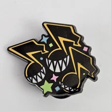 Fangamer Persona 5 Point Up Enamel Pin, Notes With Teeth, 1.25"