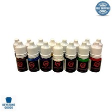 15-Color Tattoo Ink Set - Vibrant, Professional Grade, 5ml Bottles
