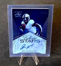 2021 Leaf Ultimate Draft Future Stars D'Wayne Eskridge FS-DWE Auto #d 16/99