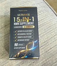 Hydsoqino Ultimate 15-in-1 NMN Supplement Cap...