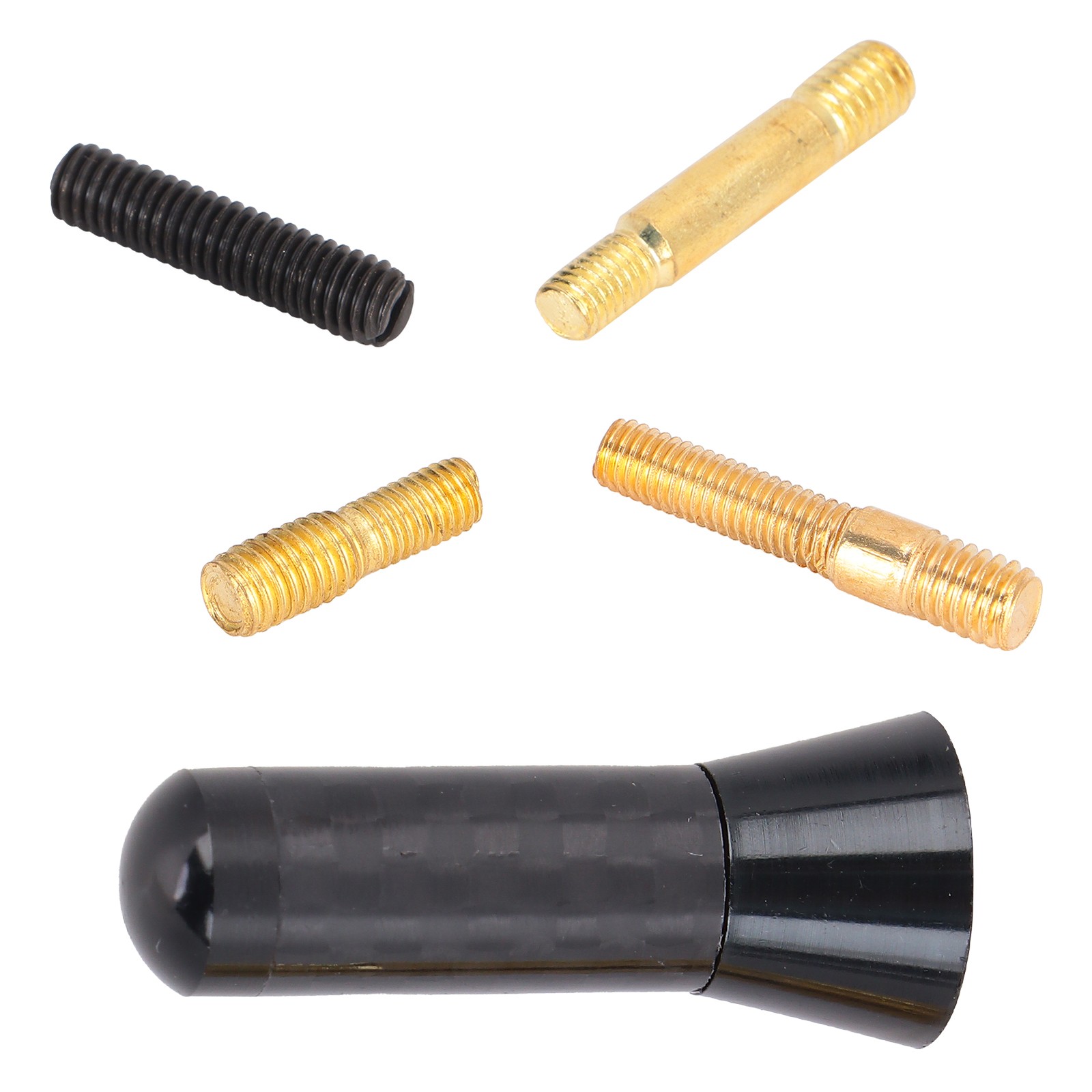 ⁺3.5cm/1.4in Antenna Short Aluminium Alloy Carbon Fiber Automobile Modification.